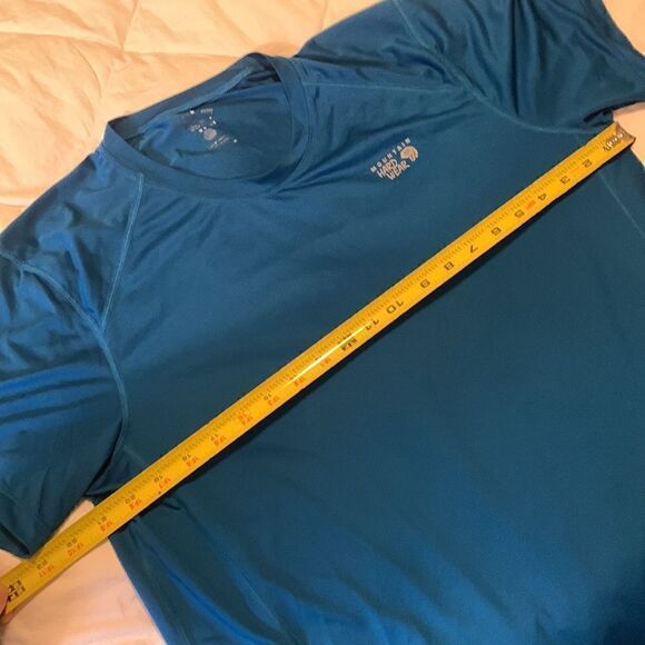 MOUNTAIN HARDWEAR, workout T, light and breathable, men’s large, aqua blue - Picture 10 of 14